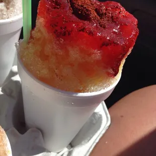 Mango with chamoy and chile