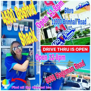 3 locations open daily