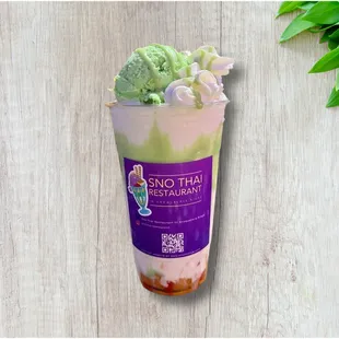 Coconut pandan Shake