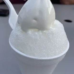Pina colada Stuffed SnoBall