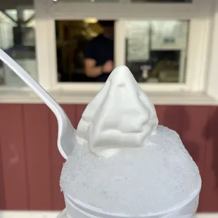 Pina colada Stuffed SnoBall