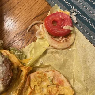 No tomato or onion huh...
