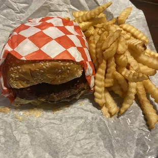 King Burger and fries