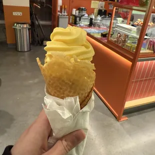 Pineapple soft serve