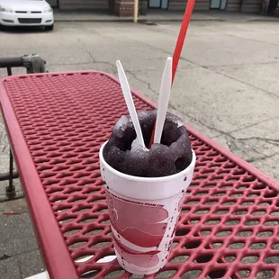 Medium sized snow cone :)