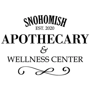 a black and white logo with the words apothecary and wellness center