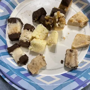 Amazing variety of fudge!