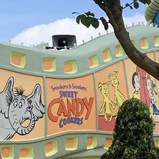 the outside of the building