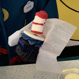 a dr seuss cupcake
