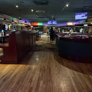 Shooting pool and playing darts