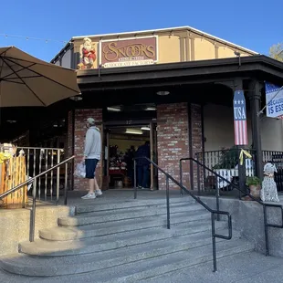 the entrance