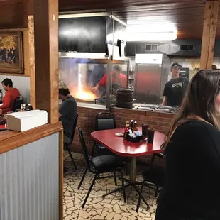 Grilled in plain view