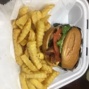 Snoops bacon classic reg fries