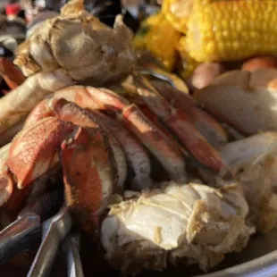 Full serving seafood platter