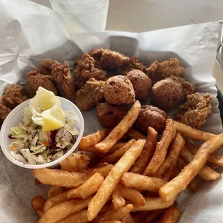 Fried Oyster and Fries