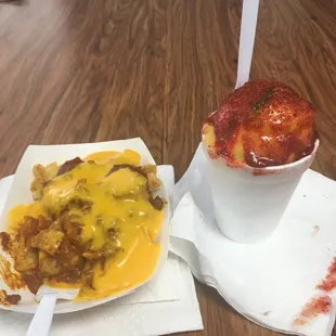 Frito pie and mangonado