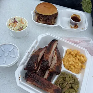 bbq ribs, ribs, food