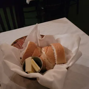 Warm bread &amp; butter