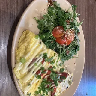 Crab & Asparagus Omelet*