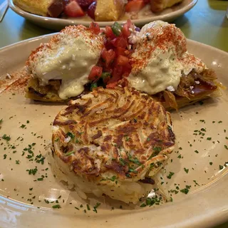 Pork Chile Verde Benny*