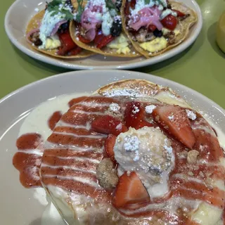 Strawberry Shortcake Pancakes