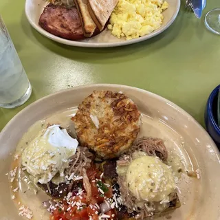 Pork Chile Verde Benny*