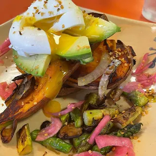 Sweet Potato Veggie Smash Up*