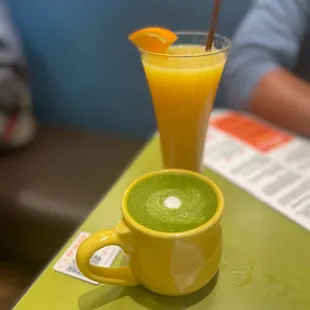Matcha Green Tea and Mmmmm Mimosa