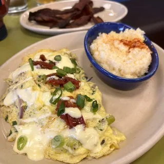 Crab & Asparagus Omelet*