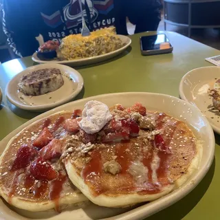 Strawberry Shortcake Pancakes