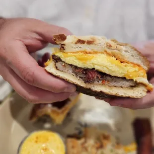 Breakfast sandwich