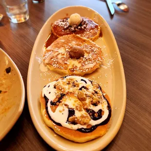 Pancake trio