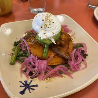Sweet Potato Veggie Smash Up*