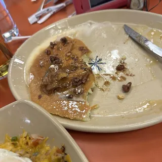 Cinnamon Roll GFF Pancakes