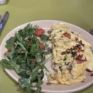 Crab & Asparagus Omelet*