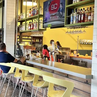 Bar inside and out