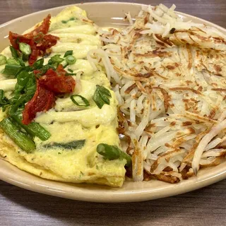 Crab & Asparagus Omelet*