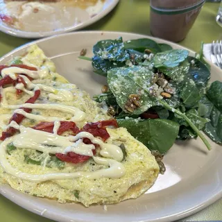 Crab & Asparagus Omelet*