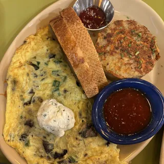 Jalapeno Cheddar Omelet*