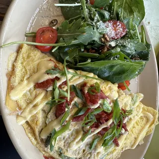Crab & Asparagus Omelet*