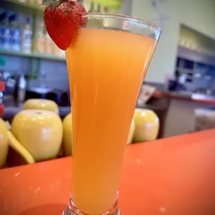 Blood orange mimosa