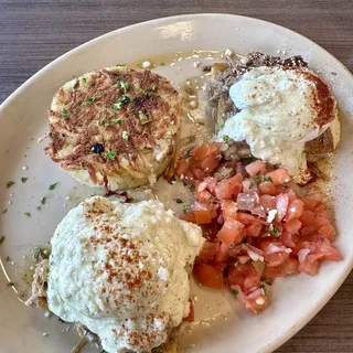 Pork Chile Verde Benny*