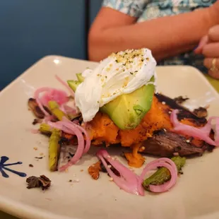 Sweet Potato Veggie Smash Up