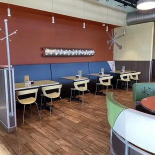  the interior of a restaurant