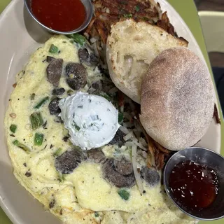 Jalapeno Cheddar Omelet*