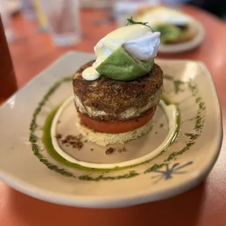 Parmesan-Panko Crab Cake Benedict*