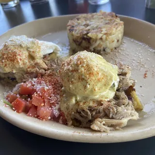 Pork Chile Verde Benny*