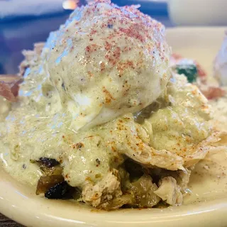 Pork Chile Verde Benny*