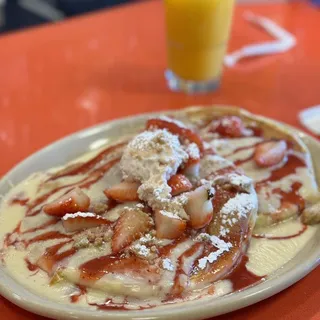 Strawberry Shortcake Pancakes