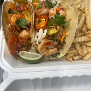 Thai Shrimp Tacos